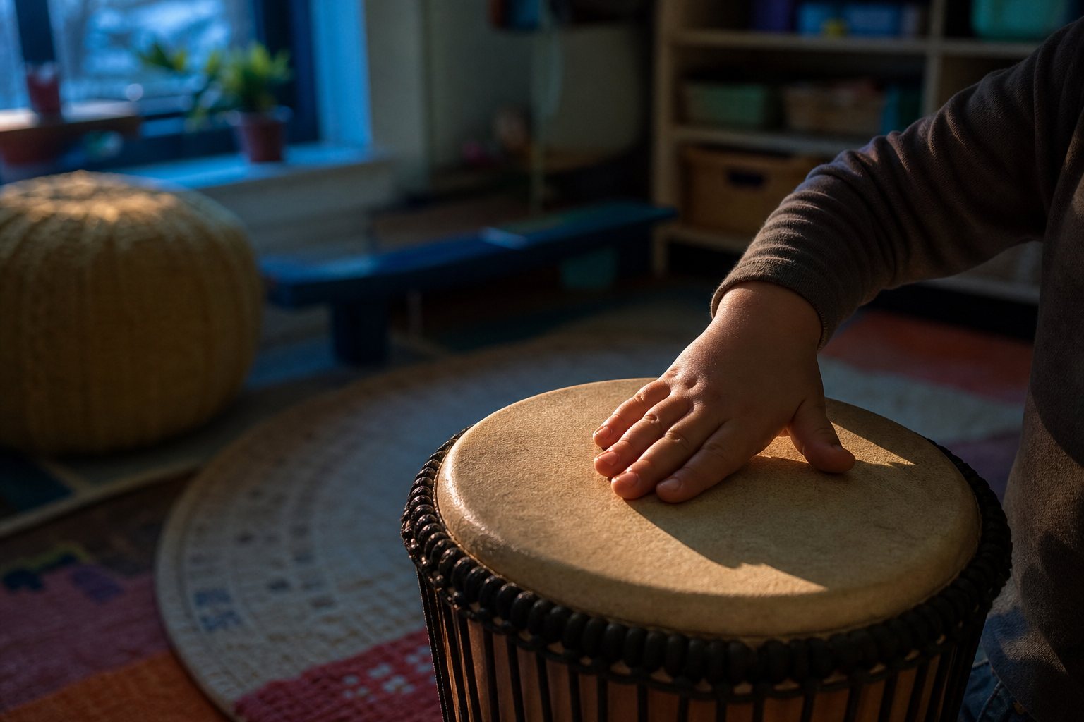 Musik bietet Kindern einen Zugang, der keine ausgereifte Sprachfähigkeit voraussetzt.